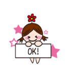 ポケットサイズのはなちゃん-日常会話-（個別スタンプ：1）