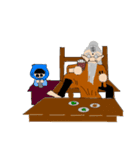 Scholar and autumn Lord（個別スタンプ：18）