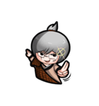 Purple and Grey Head (ChineseSwordman)（個別スタンプ：8）