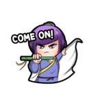 Purple and Grey Head (ChineseSwordman)（個別スタンプ：13）
