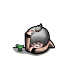Purple and Grey Head (ChineseSwordman)（個別スタンプ：28）