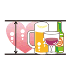 どれぐらい好き？How much do you love me？（個別スタンプ：14）