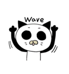 平凡ぱんだ（続まっしろちゃん）（個別スタンプ：1）