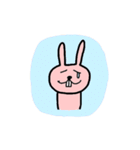 かわいい前歯のうさぎさん（個別スタンプ：5）
