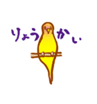 コザクラインコの“ピーチ”ゃん（個別スタンプ：17）