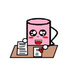 Pink Cup Babe（個別スタンプ：15）