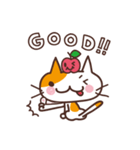 りんご☆ねこ（個別スタンプ：13）