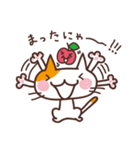 りんご☆ねこ（個別スタンプ：40）