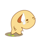 Foon is a sleepy golden retriever（個別スタンプ：3）