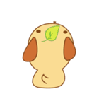 Foon is a sleepy golden retriever（個別スタンプ：15）