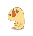 Foon is a sleepy golden retriever（個別スタンプ：21）