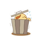 Foon is a sleepy golden retriever（個別スタンプ：25）