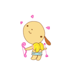 Foon is a sleepy golden retriever（個別スタンプ：26）