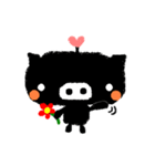 黒ブタぱんの日常♪サイレントセット（個別スタンプ：39）