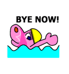 Jimmie the pink hippo（個別スタンプ：2）