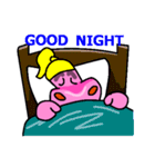 Jimmie the pink hippo（個別スタンプ：15）