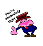 Jimmie the pink hippo（個別スタンプ：16）