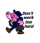 Jimmie the pink hippo（個別スタンプ：32）