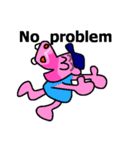 Jimmie the pink hippo（個別スタンプ：36）