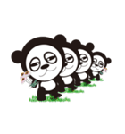 連打のレンダーパンダ（個別スタンプ：21）