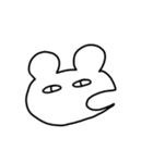 口が横にあるくま（個別スタンプ：2）