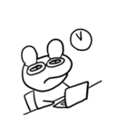 口が横にあるくま（個別スタンプ：29）
