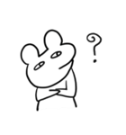 口が横にあるくま（個別スタンプ：31）