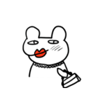 口が横にあるくま（個別スタンプ：33）