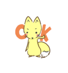 気弱なきつねくん（個別スタンプ：4）
