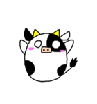 アニコロ ウシ（個別スタンプ：7）