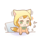 声優好きなキツネちゃん（個別スタンプ：10）