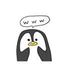 しろくまくんとペンギンさん（個別スタンプ：28）