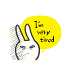 うさぎのあいづち 英語版（個別スタンプ：11）