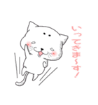 関西弁。まろうさぎとまろねこでんねん！（個別スタンプ：2）