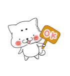 関西弁。まろうさぎとまろねこでんねん！（個別スタンプ：14）