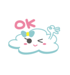 Cloud with expressions（個別スタンプ：4）