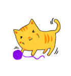 黄色の猫をタビー（個別スタンプ：6）