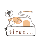 英語で気持ちを伝える吹き出し猫ちゃん（個別スタンプ：38）