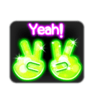 Glowing Stickers (Best With Black Theme)（個別スタンプ：38）