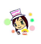 素顔の女（個別スタンプ：30）