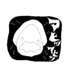 黒バック（個別スタンプ：36）