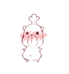桃色ほっぺのくまころちゃん（個別スタンプ：16）