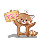 レッサーパンダ（個別スタンプ：25）