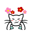 白ネコ士郎～ちょっと偉そうなねこ～（個別スタンプ：34）