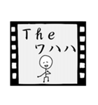 白黒映画（個別スタンプ：7）