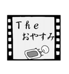 白黒映画（個別スタンプ：14）