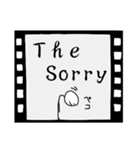 白黒映画（個別スタンプ：18）