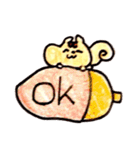 リス。（個別スタンプ：9）
