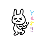 へたうさぎ（個別スタンプ：3）