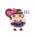 ドレスアップ☆ガールズ（個別スタンプ：3）